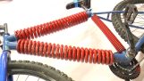 Велосипед рами за допомогою пружин