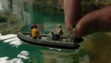 Marine modeller små på Miniatur Wunderland