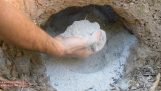 Making cement from ash
