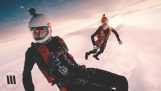 Skydiving kinematografie s červeným kamerou (120 fps, 5 tis)