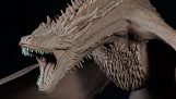 Sculpture of a dragon from “Game of Thrones”