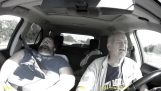 Chauffør falder i søvn ved rattet