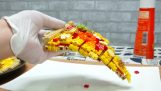 A pizza from Lego