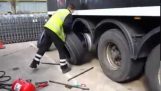 record tire replacement for truck
