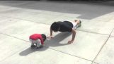 Baby van push-ups