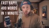 फास्ट आरएपी – 1 मिनट में 400 शब्द