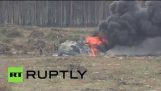 Mi-28 crashed at an air show near Ryazan