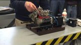 Porsche enigine (scale 1:3.2) working demonstration