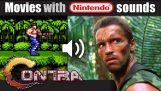 Масхуп: #Предатор (1987) w/ #CONTRA Nintendo zvuči!!