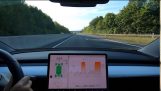 Acceleration 0-264 km / t på en Tesla Model 3