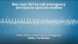 Siri помогна спаси майката на момчето