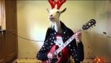 The “Rudolph the fawn” in original interpretation with guitar