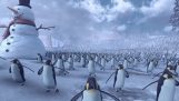 11.000 pingviner vs 4.000 Aye jular