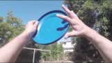 The frisbee on the roof