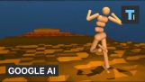The artificial intelligence of Google learns to walk