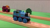 Acrobatiek met Thomas de trein