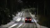 Sloupy veřejného osvětlení silnice nastavení jasu