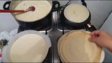 Schnelle Methode Pfannkuchen zu beheben