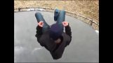 Frosne trampolin
