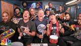 Metallica cântă “Introduceți Sandman” Copiii cu instrumente muzicale