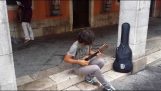 Spille Vivaldi med en ukulele
