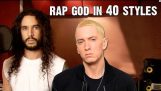 Eminem – Rap God | Performed In 40 Styles