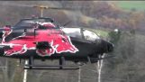世界上最大的无线电遥控直升机 RC 红牛眼镜蛇类爱好涡轮机