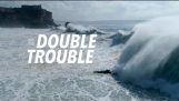 Neredeyse Nazare büyük dalgalar öldü – Portekiz