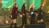 Severokórejské diváci sledovať K-Pop band