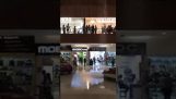 Dramatic water leakage in a mall…
