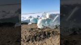 hielo tsunami