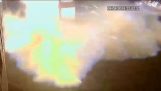 Explosão no posto de gasolina: transeuntes colidido último minuto (Rússia)
