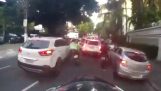 Καταδίωξη με μοτοσικλέτες στο Σάο Πάολο