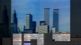 As torres gêmeas apagados partir de imagens do documentário de 1986