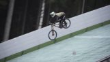 World record in cycling fall