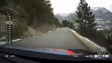A látványos baleset Ott Tanak Rally Monte Carlo