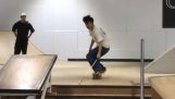Mc-yter for barn, en blind skateboarder fra Japan