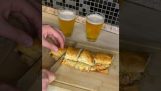 Příprava lahodného sendviče