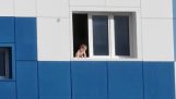 Hasičům zachrání dítě na okenním parapetu