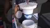 Hur disken målas;