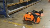 Warehouse sorting robot