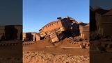 268 vagões descarrilaram trem na Austrália