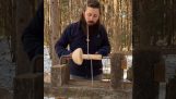 Realizarea unui castron pe un strung manual