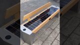 Solárna lavička v Číne