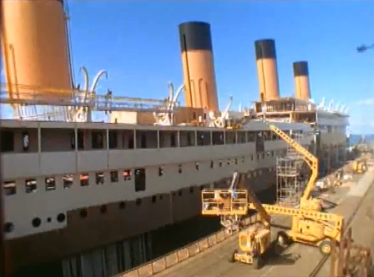Rakentaminen Titanic kuvausten 1997 elokuva | VideoMan