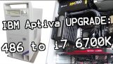 My 1995 IBM Aptiva PC gets a nice upgrade. 486 to Skylake i7 6700k!
