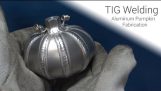 TIG lassen aluminium fabricage – Halloween pompoen