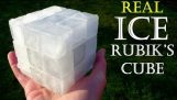 Rubik’s Cube made from real ICE !!