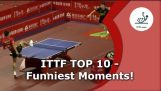 Les 10 moments les plus drôles du tennis de table